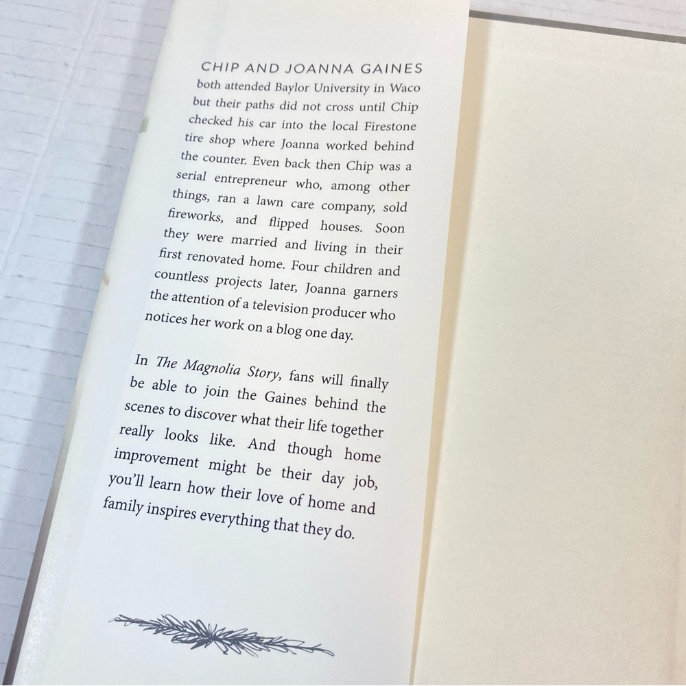 The Magnolia Story by Chip and Joanna Gaines with Mark Dagostino Book - Picture 3 of 6